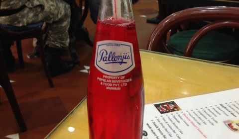 No Parsi eating experiencel is  complete without Raspberry soda
